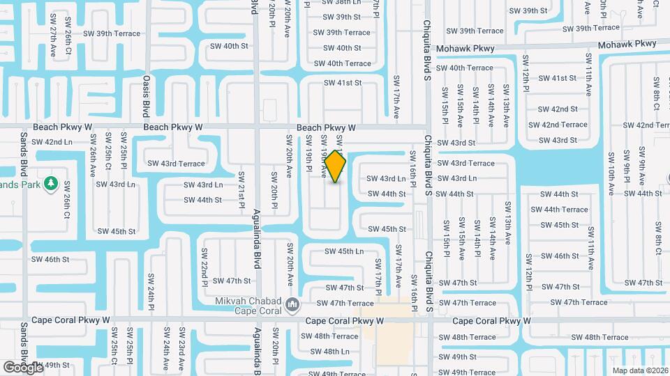 4346 SW 18th Pl Map and Location Details