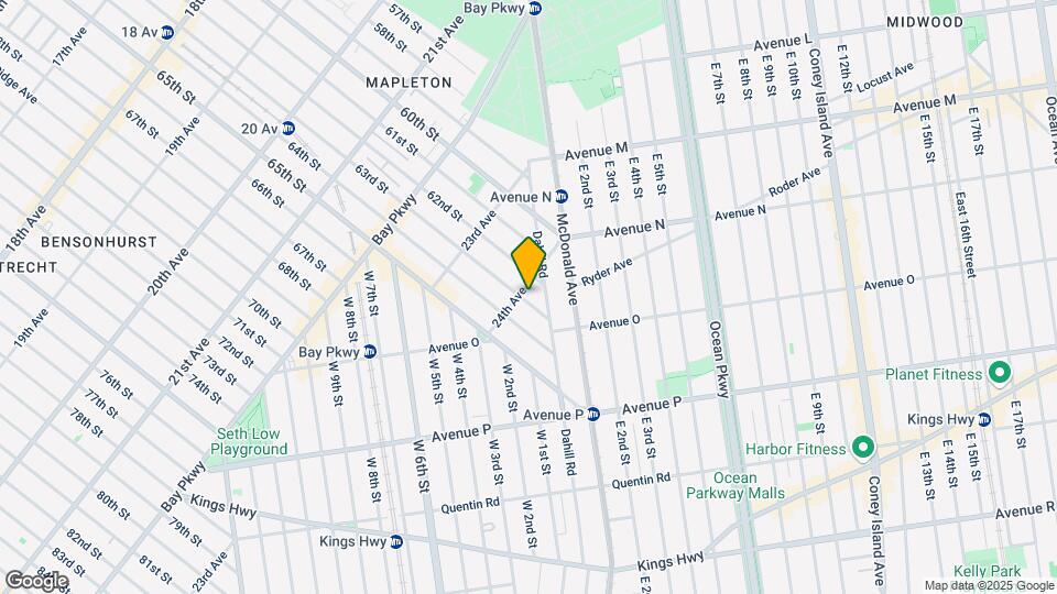 2401 63rd St Map and Location Details