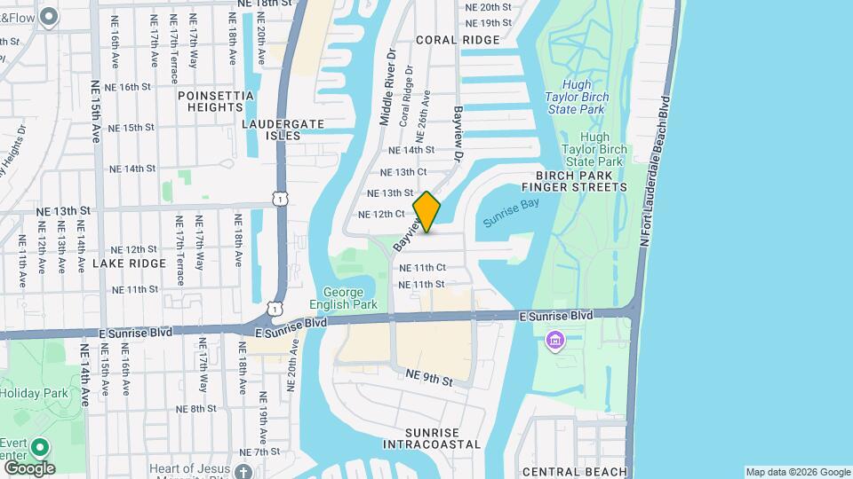 2608 NE 12th St Map and Location Details