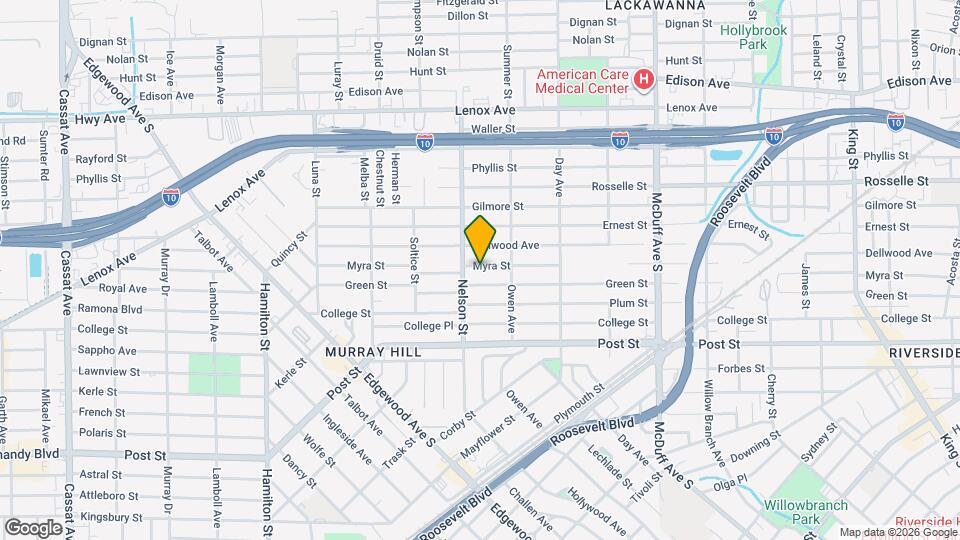 3336 Myra St Mapa y Detalles de la Ubicación