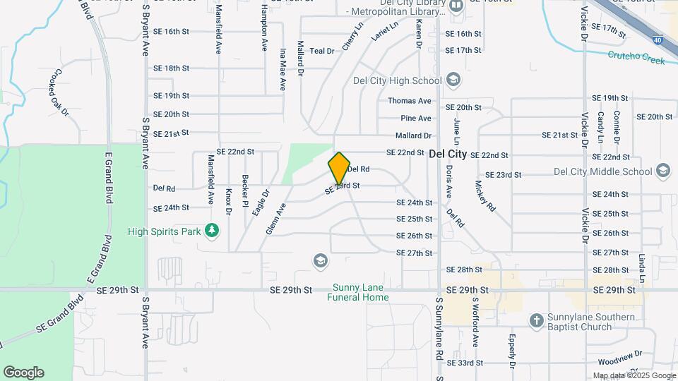 3824 SE 23rd St Map and Location Details