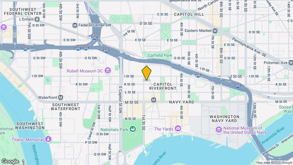 100 K St SE Mapa y Detalles de la Ubicación