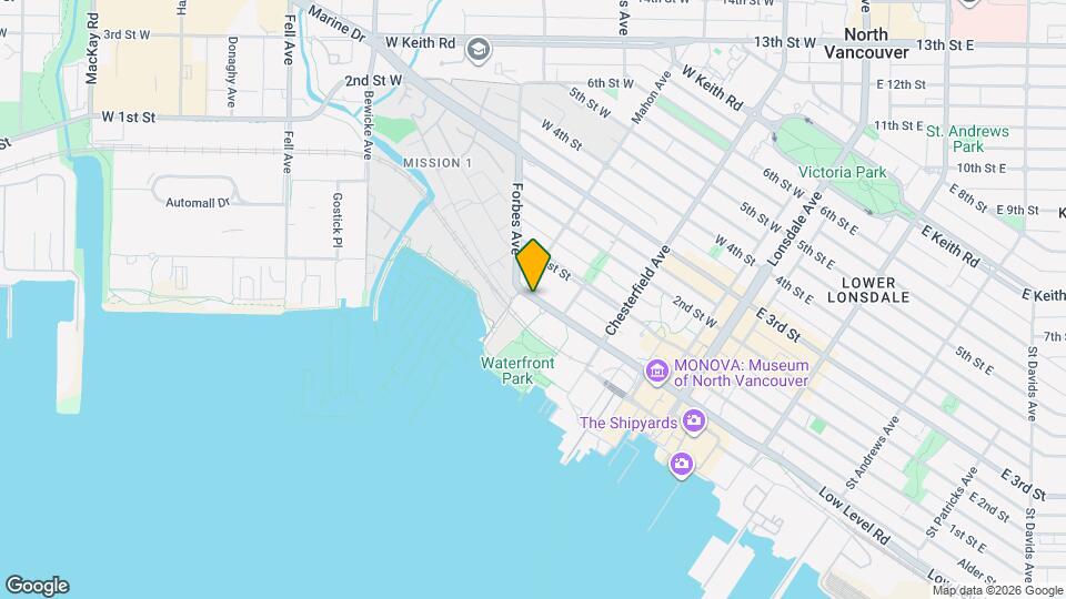 415 Esplanade W Map and Location Details