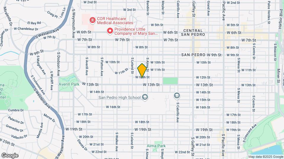 1035 W 12th St Map and Location Details