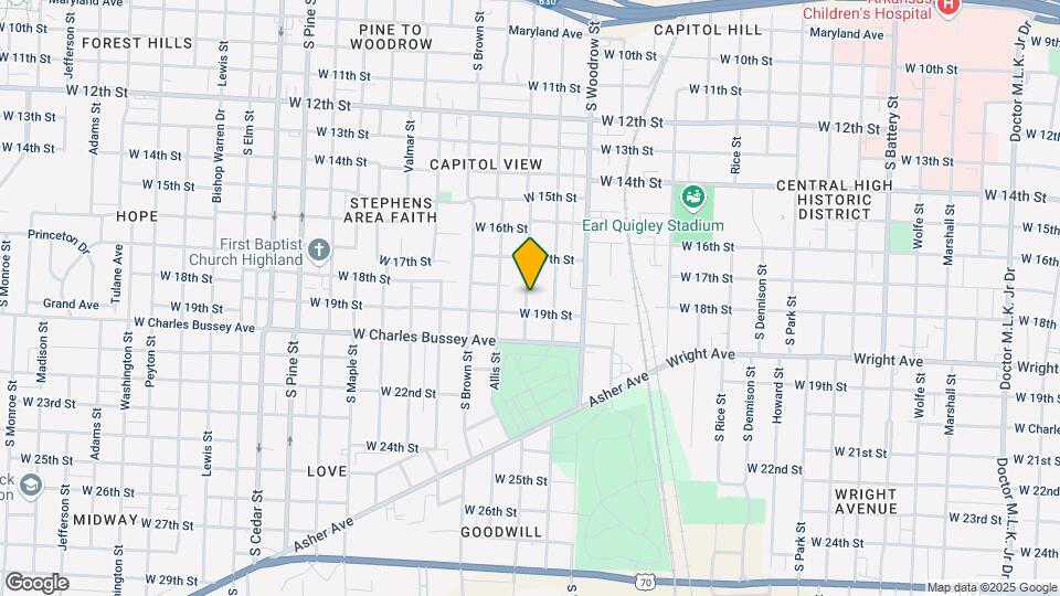 1809 Johnson St Map and Location Details