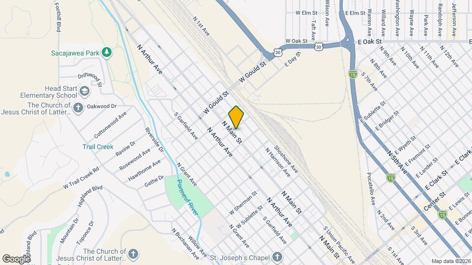1246 N Main St Mapa y Detalles de la Ubicación