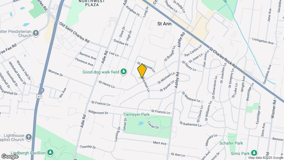 10701 St Henry Ln Map and Location Details