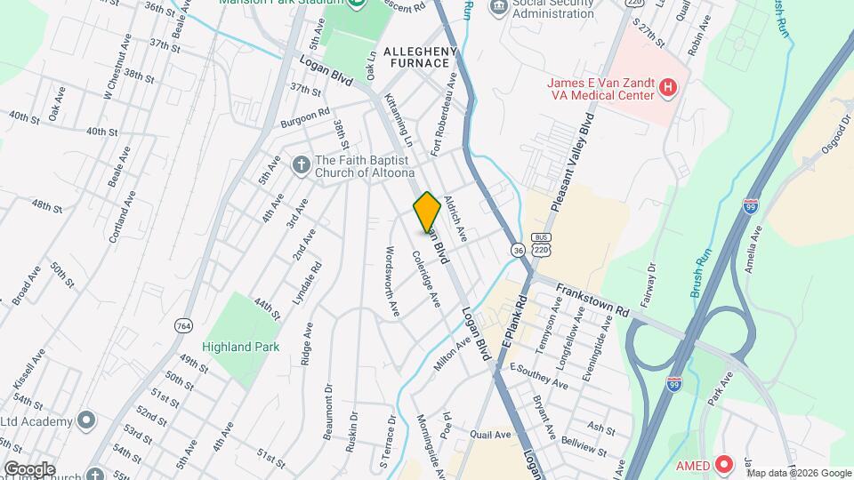 210 Logan Blvd Map and Location Details