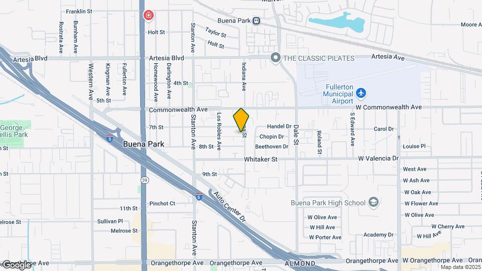 6375 Indiana Ave Map and Location Details