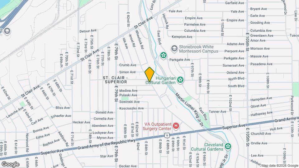 1042 Ansel Rd Mapa y Detalles de la Ubicación