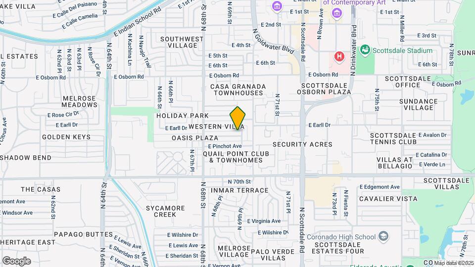 6918 E Avalon Dr Map and Location Details