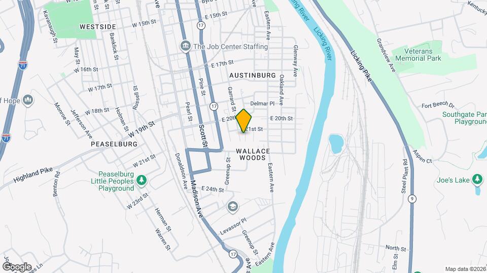 2036 Garrard St Map and Location Details