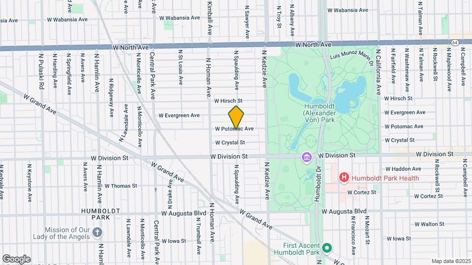 3301-3303 W Potomac Ave Map and Location Details