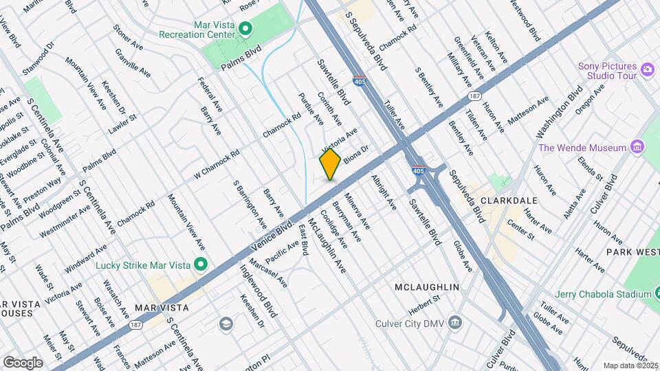 11449 Venice Blvd Map and Location Details