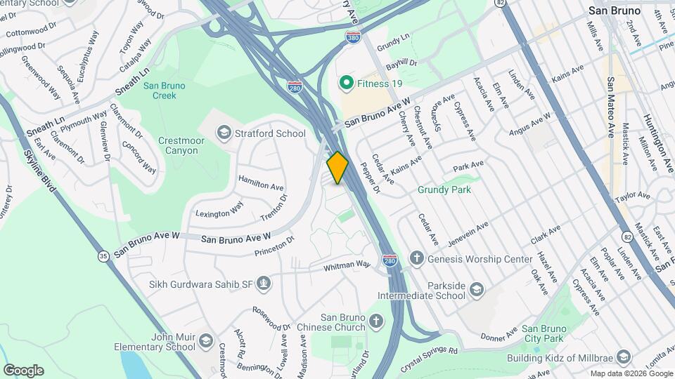 1112 Shelter Creek Ln Map and Location Details