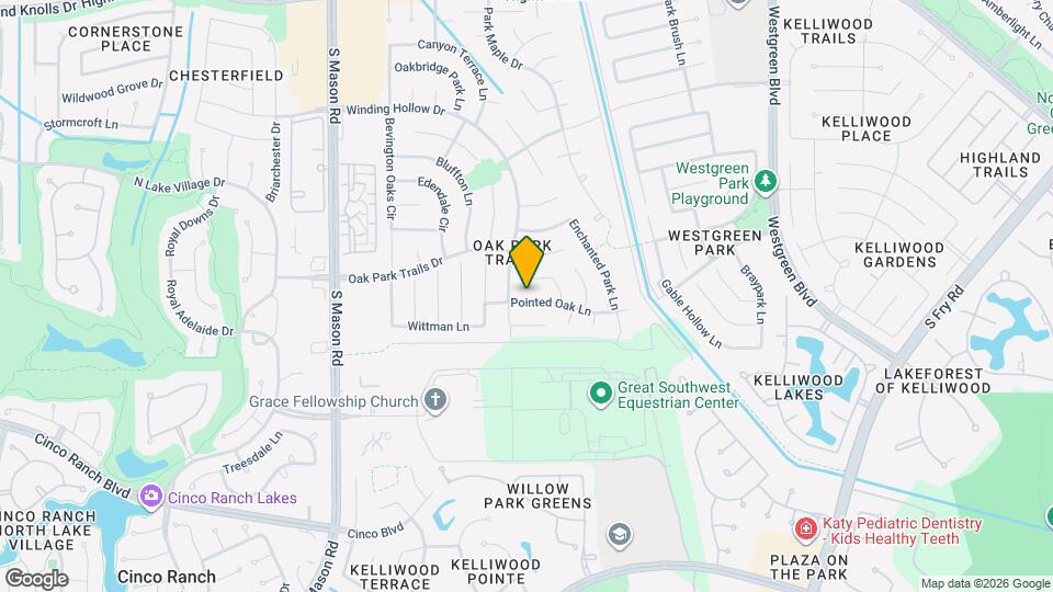21530 Pointed Oak Ln Map and Location Details