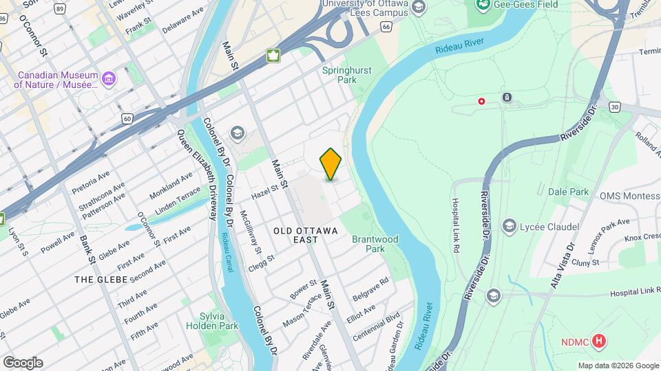 530 De Mazenod Ave, Unit 201 Map and Location Details
