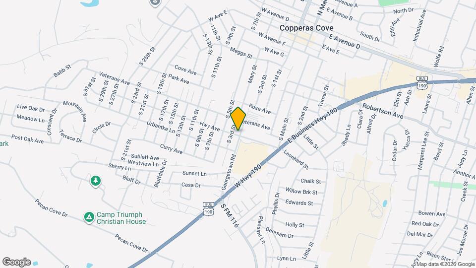 1012 Georgetown Rd Map and Location Details