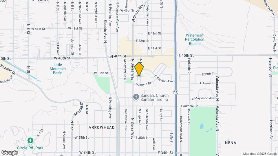 3890 Lugo Ave Mapa y Detalles de la Ubicación