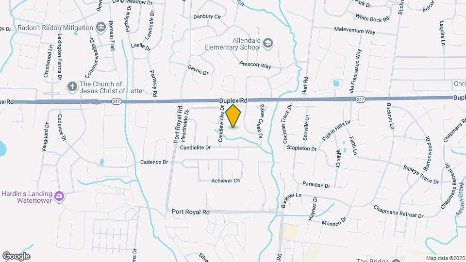 1031 Lowrey Pl Mapa y Detalles de la Ubicación