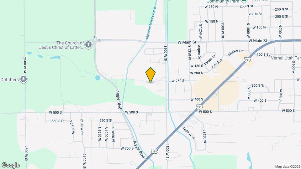 1621 W 300 S Map and Location Details