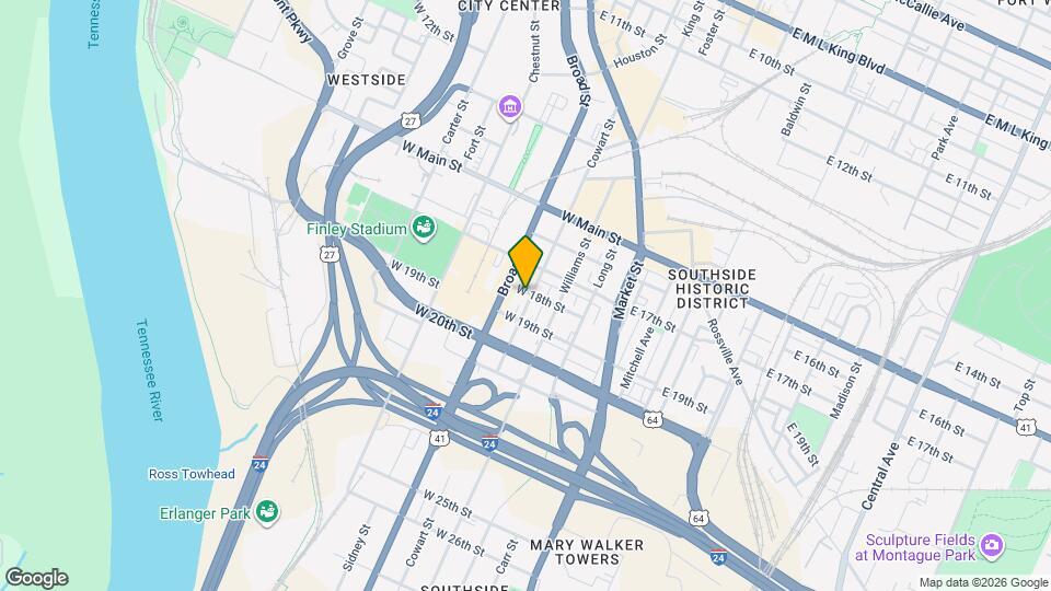 304 W 18th St Map and Location Details