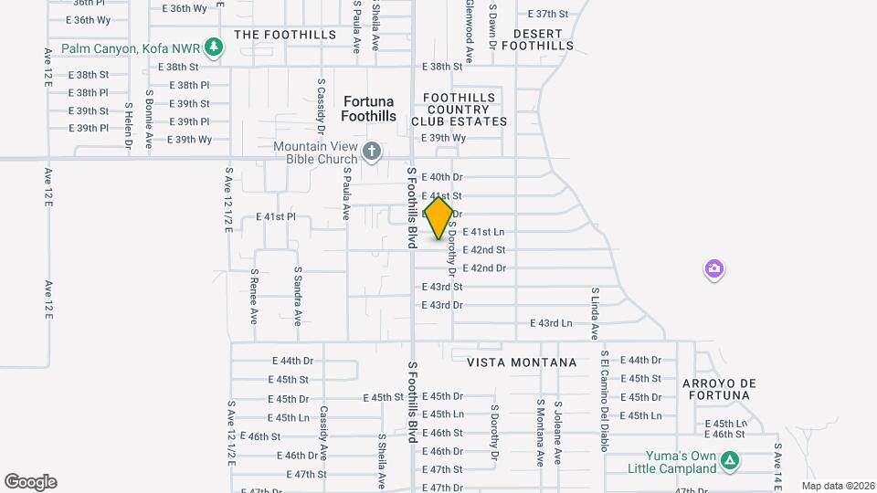 13146 E 42nd St Map and Location Details