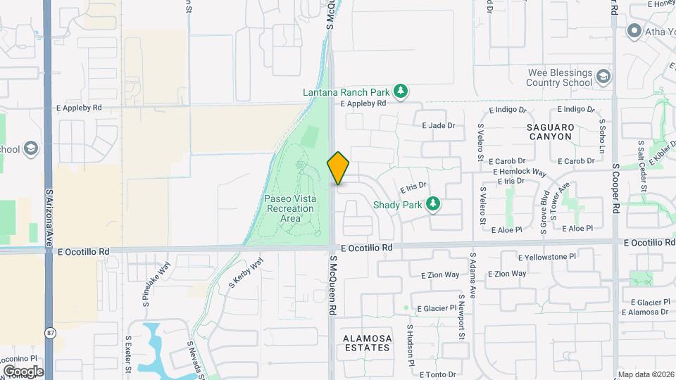 4147 S Springs Dr Map and Location Details