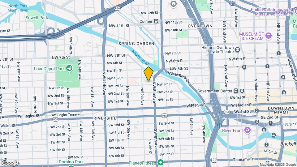 845 NW 3rd St Map and Location Details