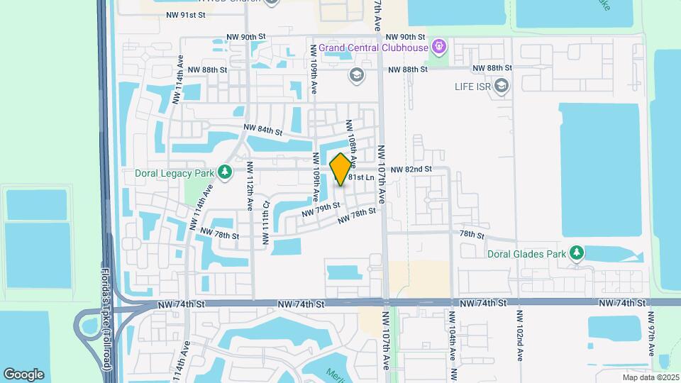 8108 NW 108th Ct Map and Location Details