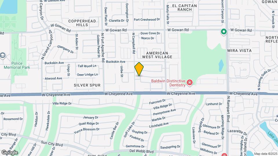 3301 Sabino Canyon St Map and Location Details