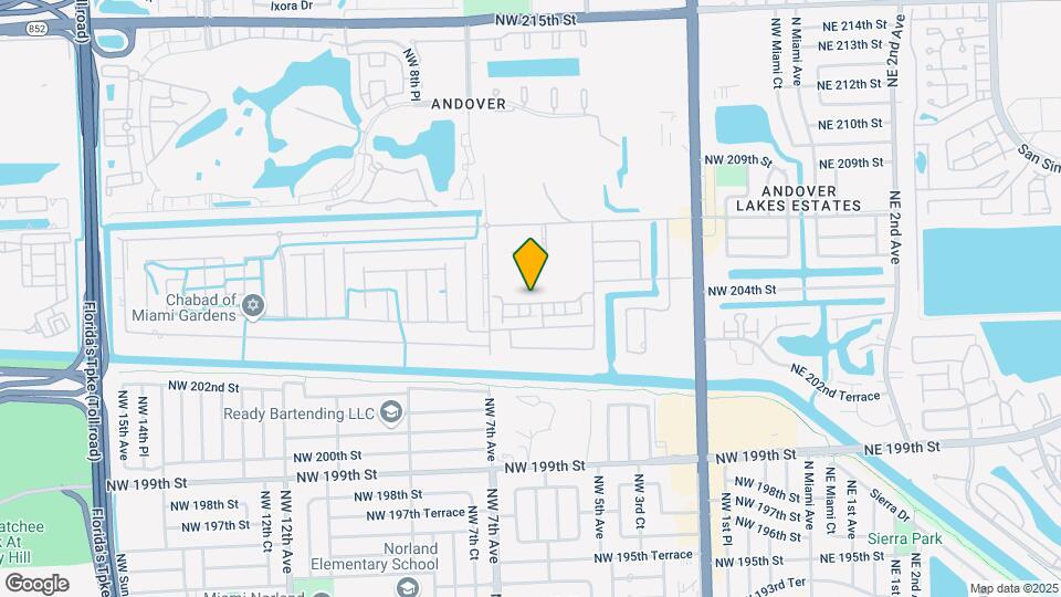 541 NW 204th St Map and Location Details