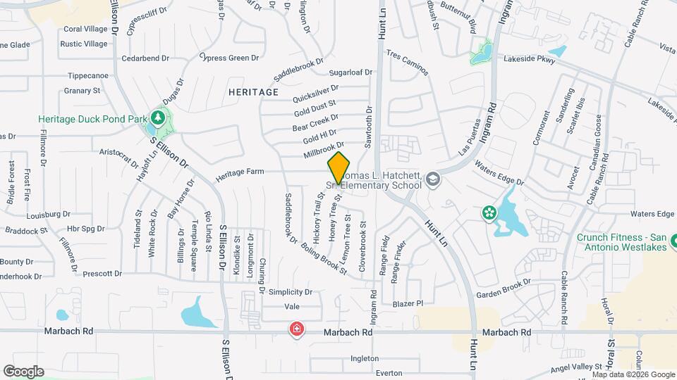 834 Hickory Trail St Map and Location Details
