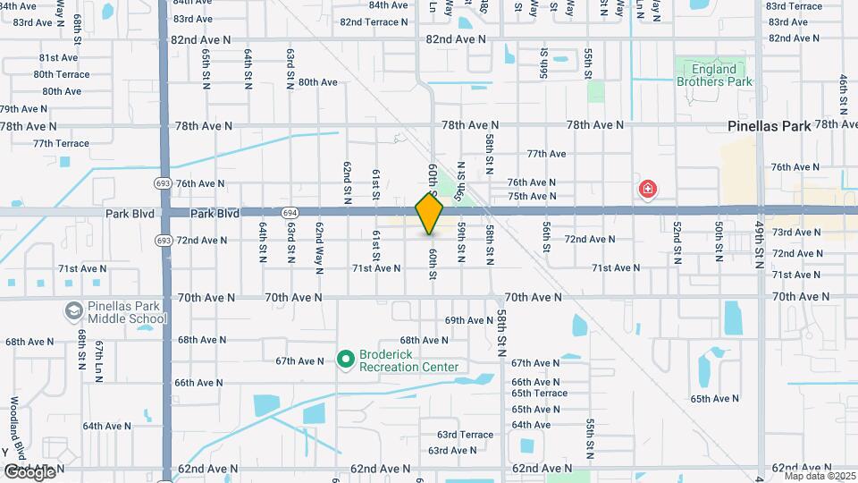 6002 72nd Ave N Map and Location Details