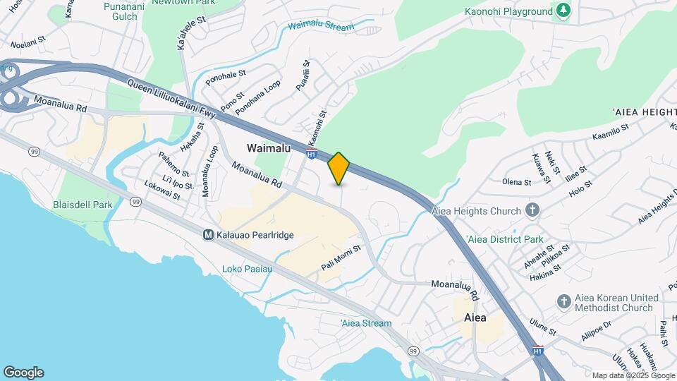 98-1032-1032 Moanalua Rd Map and Location Details
