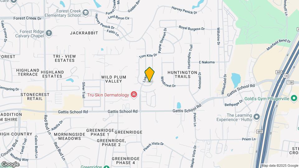 109 Justin Leonard Dr Map and Location Details