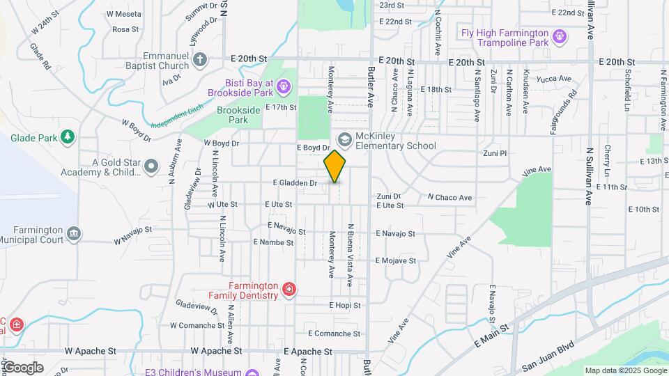 1110 N Monterey Ave-Unit -0 Map and Location Details