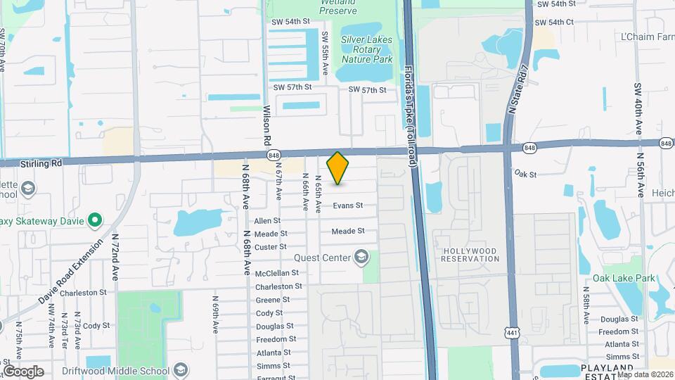 6443 Perry St Map and Location Details