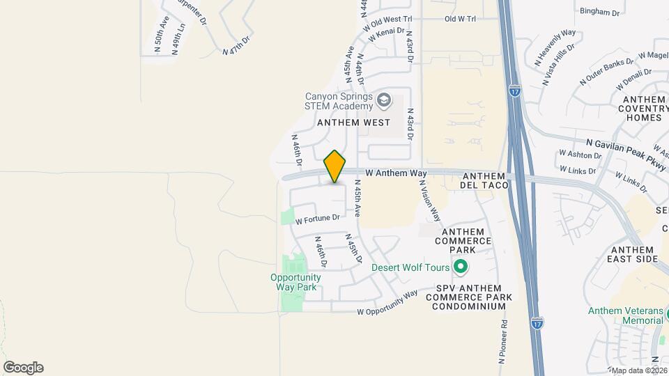 4523 W Rolling Rock Dr Map and Location Details