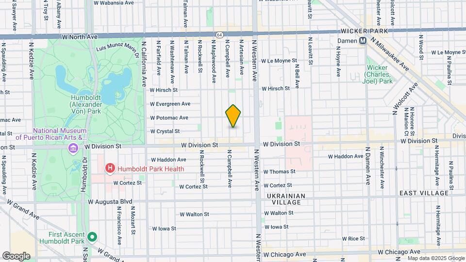 1229 N Campbell Ave Map and Location Details