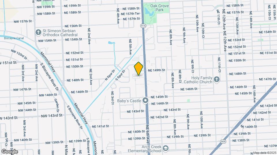 14752 NE 6th Ave Map and Location Details
