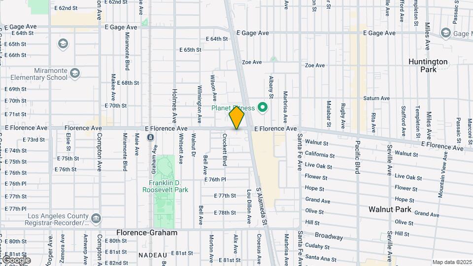 2030 Florence Ave Map and Location Details