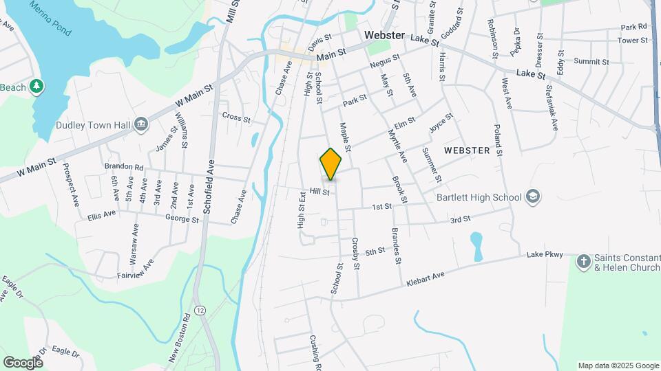 436 School St Map and Location Details