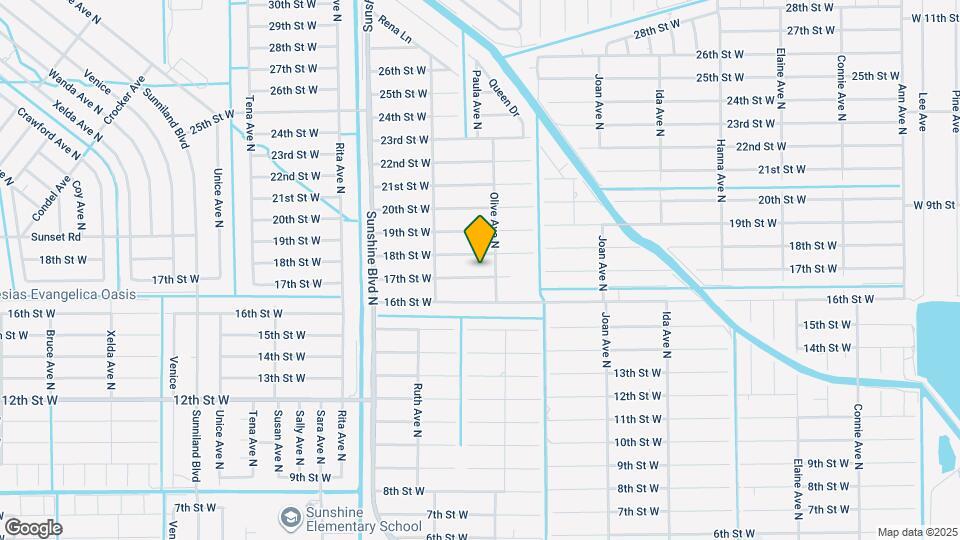 3204 17th St W Map and Location Details