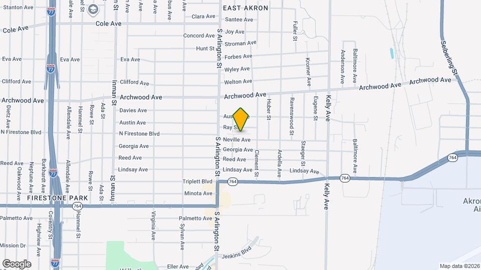 1049 Neville Ave Map and Location Details