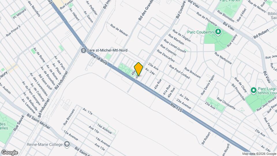 4120 47E Rue Map and Location Details