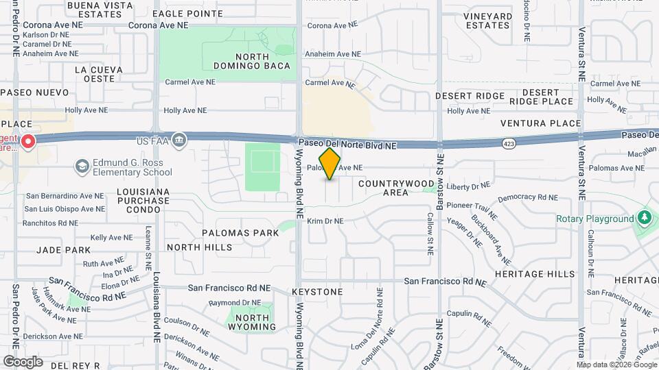 7924 Woodridge Dr NE Map and Location Details