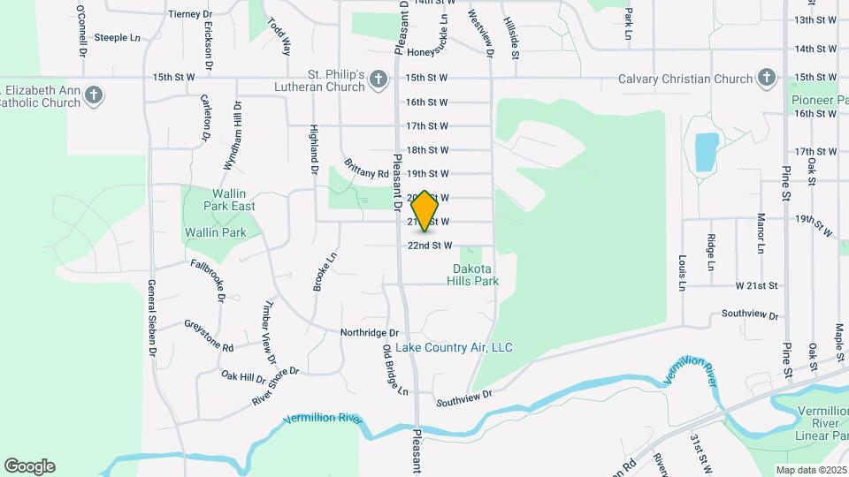 1342 22nd St W Map and Location Details