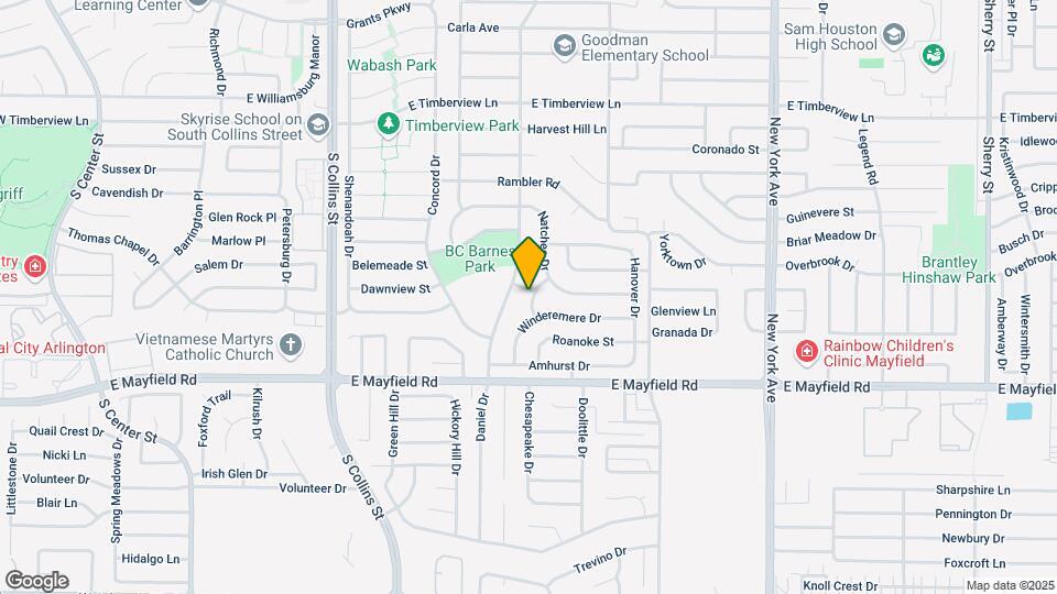 1404 Mesa Dr Map and Location Details