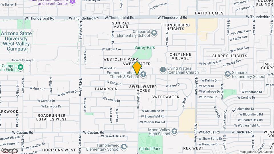 3901 W Sweetwater Ave Map and Location Details